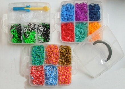 Loom Bands - sada třípatrová