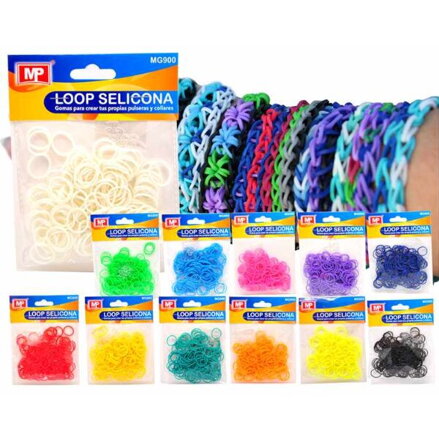 Loom Bands - Gumové kroužky  JB - sada pro výrobu náramků - cena 15,70 bez DPH