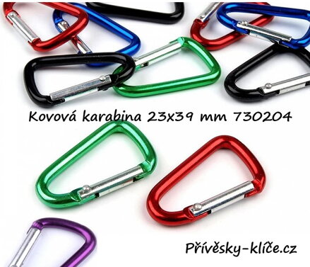 Kovová karabina 40 mm - Cena 11,90 bez DPH