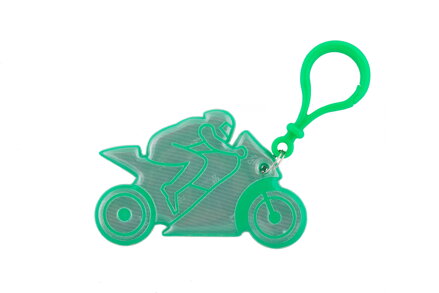 Přívěsek reflexní 3M - Motobike zelená - Cena 24,90 bez DPH