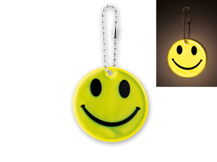 Přívěsek reflexní řetízek smiley - 01167-80 žlutý- Cena 19,50 bez DPH