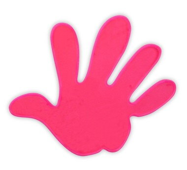 Reflexní samolepka 813 - 02 růžová ruka - 8,90 bez DPH