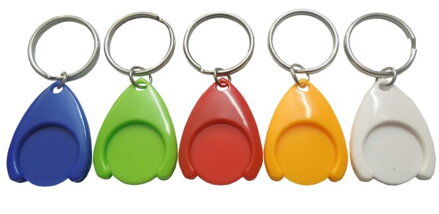 Přívěsek žeton pvc s kovovým kroužkem - cena 6,90 bez DPH