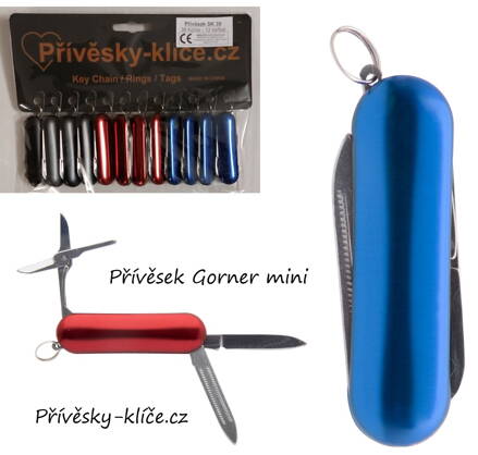Přívěsek nůž Gorner - cena 39,- Kč bez DPH