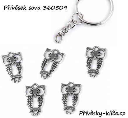 Přívěsek sova 360509 