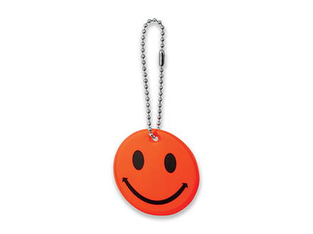 Přívěsek reflexní řetízek smiley - 01167-60 oranžová