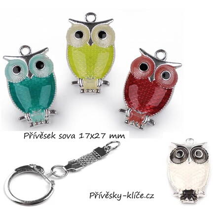 Přívěsek sova 240792 - Cena 24,90 bez DPH