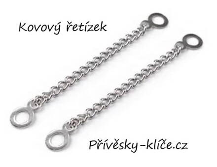 Přívěsek kov řetěz nikl 060609 - Cena 19,50 bez DPH